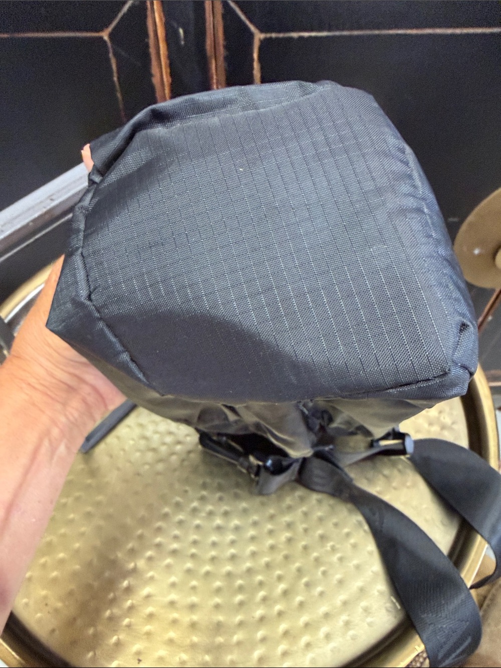 AVEDA Sling-Black Ripstop Drawstring Bag - Picture 11 of 11